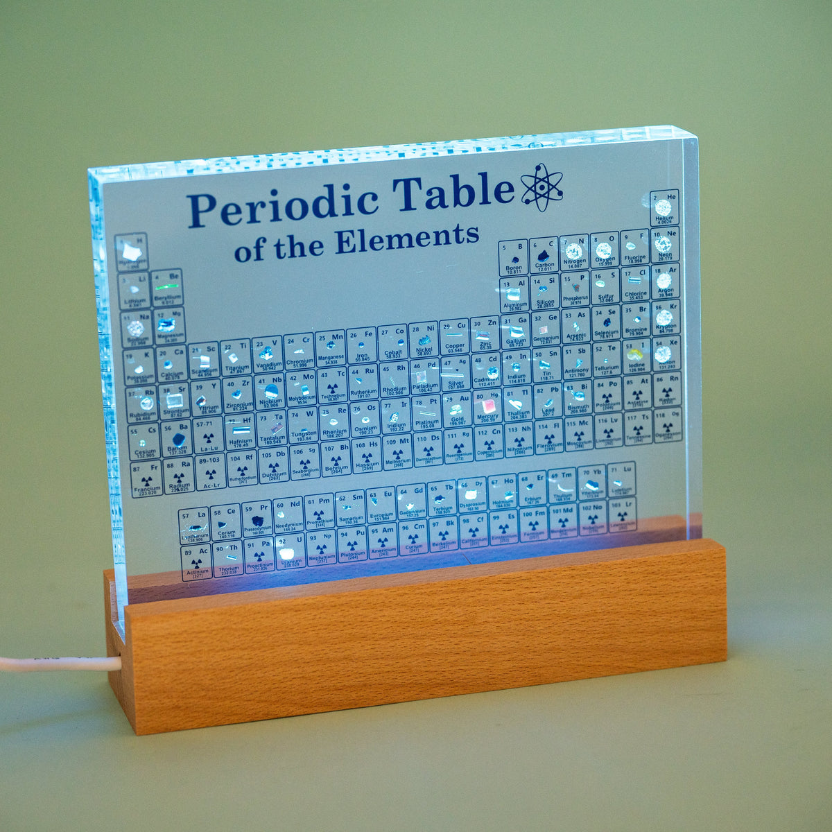 Periodic Table with Real Elements