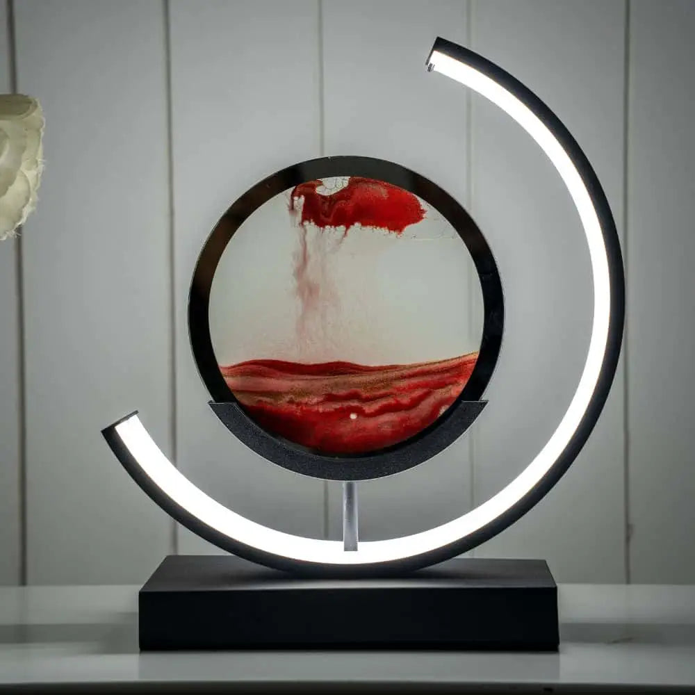 Premium Glass Sand Art Lamp