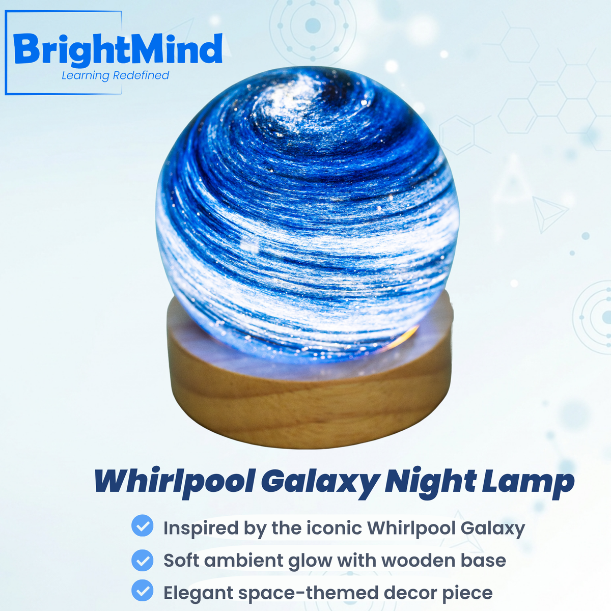 Whirlpool Galaxy Night Lamp