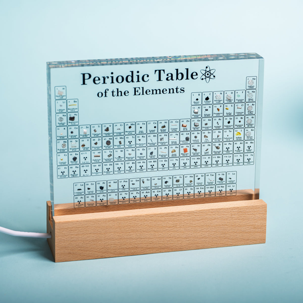Periodic Table with Real Elements
