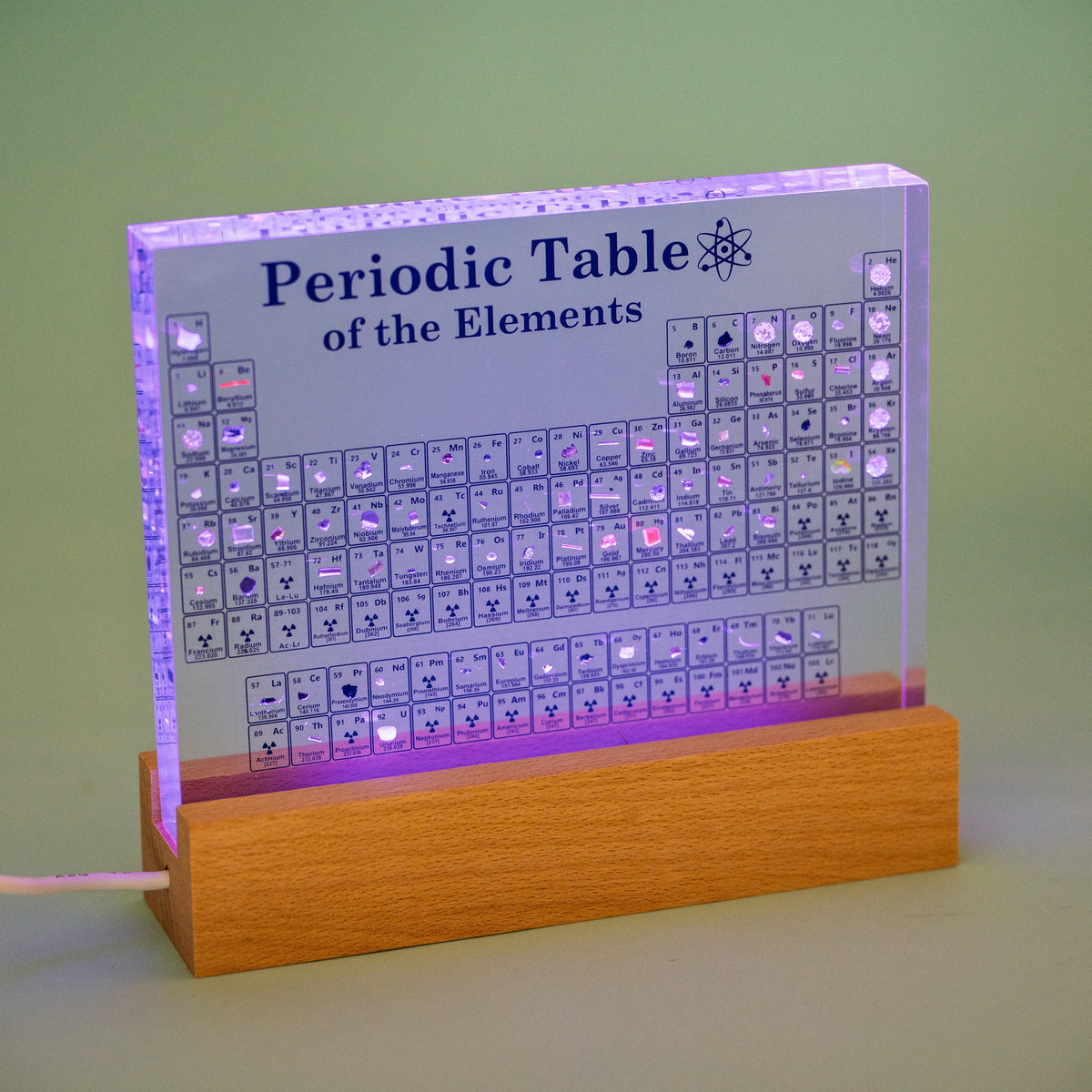 Periodic Table with Real Elements
