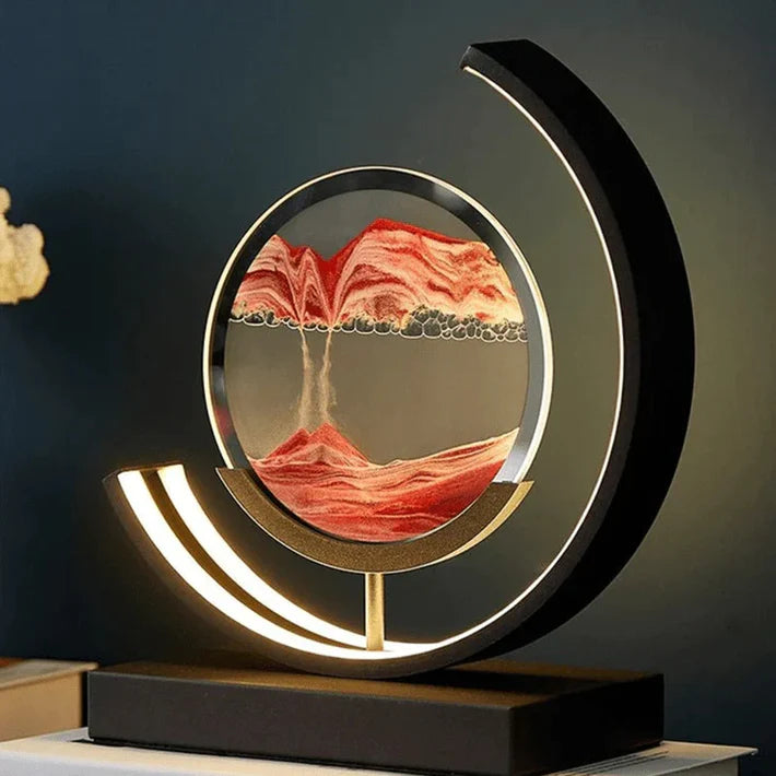 Premium Glass Sand Art Lamp