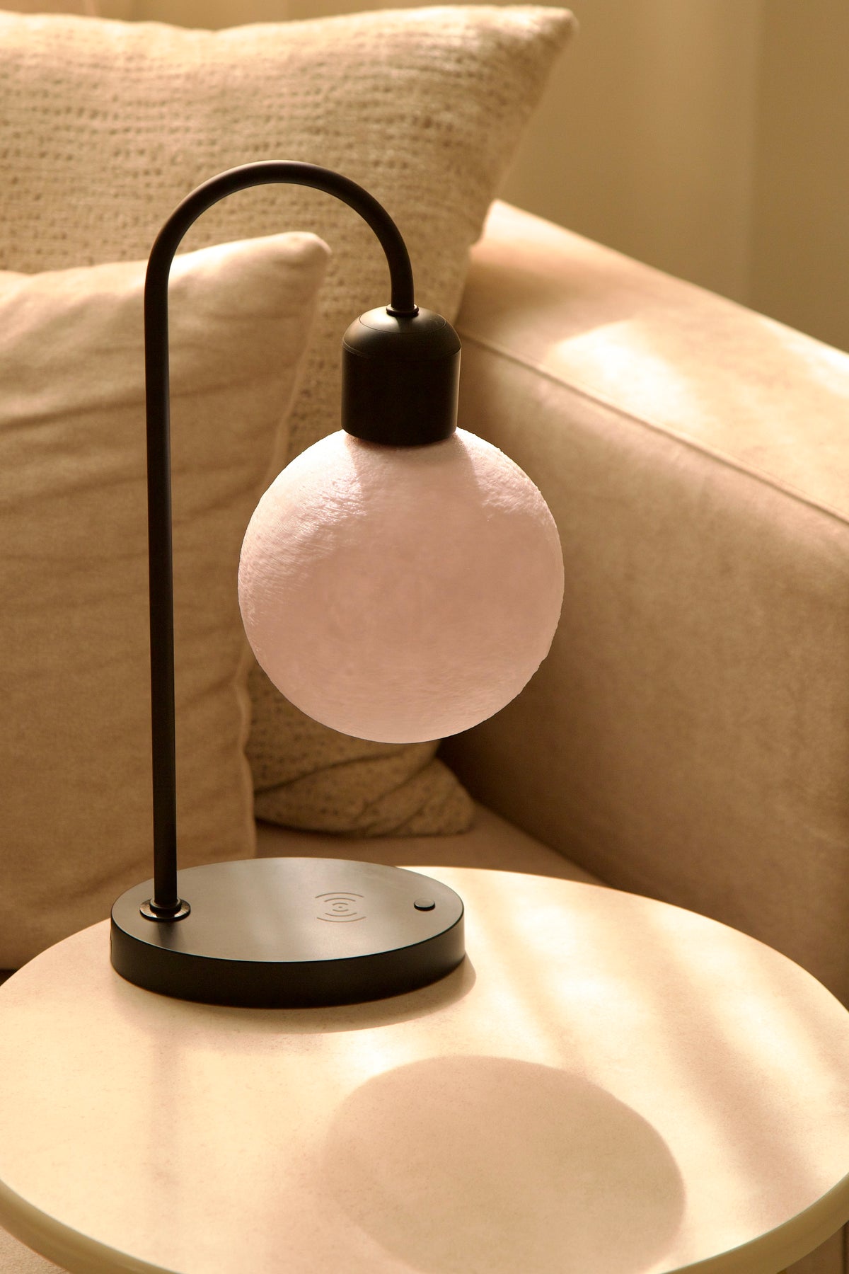 Levitating Wireless Charger Moon Lamp