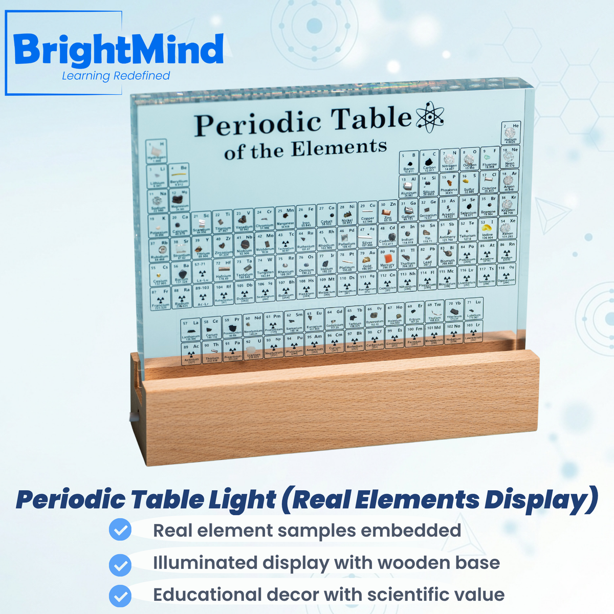 Periodic Table with Real Elements