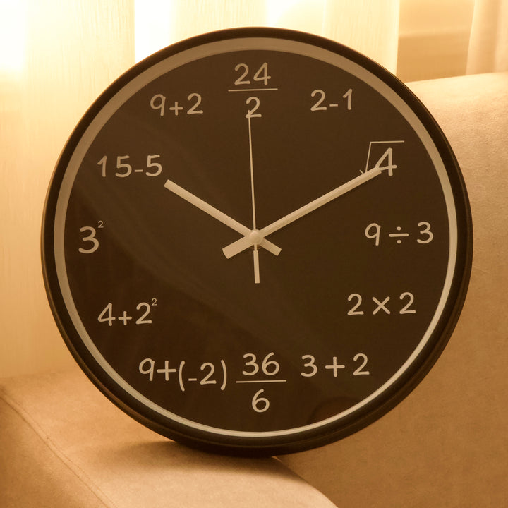 Science-inspired wall clock